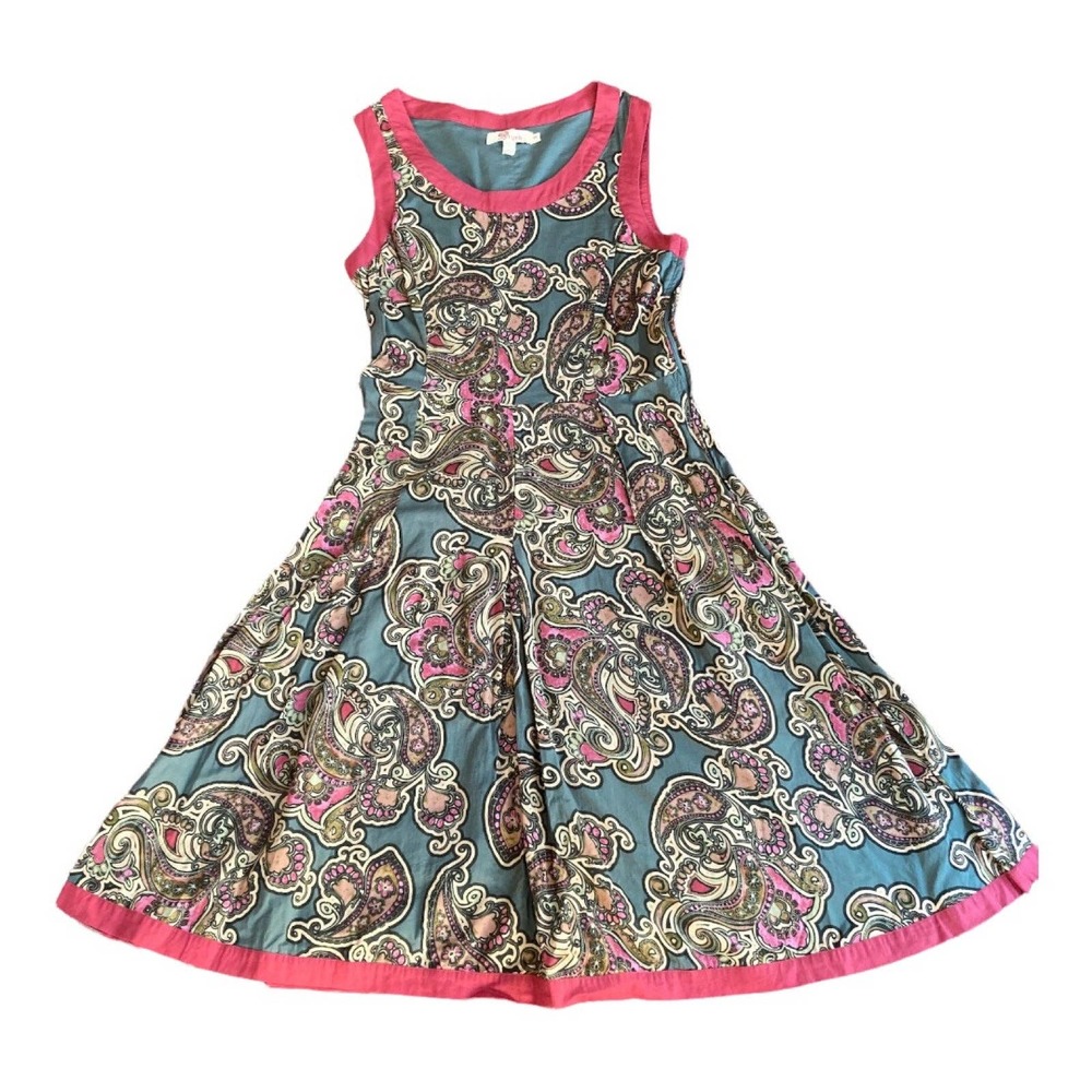 Sleeveless side zipper casual 100% cotton summer dress